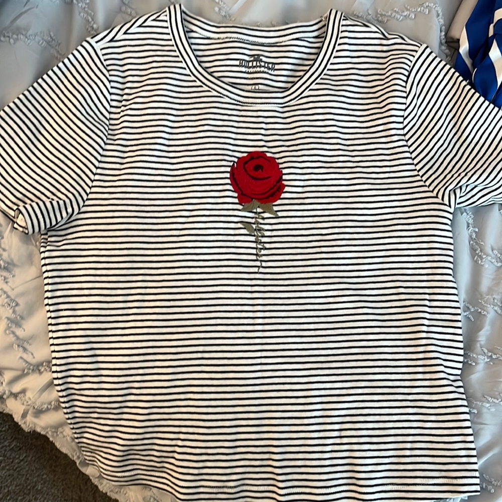 Hollister crop t shirt